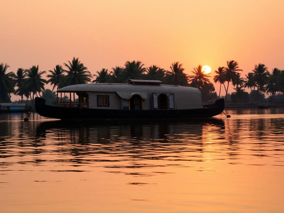 Alleppey + Kumarakom — Backwaters & Houseboat